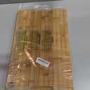 Hiware Extra Large Bamboo Cutting Board for Kitchen, Heavy Duty Wood Cutting Board with Juice Groove, 100% Organic Bamboo, Pre Oiled, 18" x 12" (Natural)