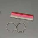 Lincia 600 Sheet Paper Chain Garland Strips 1x8 Inch with Double Sided Tape, DIY Construction Paper Chains for St. Patrick's Day, Easter, Spring Party Decorations, Crafts Supplies (Pink Gradient)