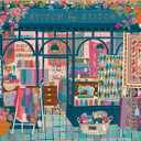 Galison Stitch by Stitch  1000 Piece Puzzle Fun and Challenging Activity with Bright and Bold Quilting and Crafting Themed Storefront Artwork for Adults and Families