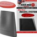 KICK-EEZ Slip On Recoil Pad for Shotgun & Rifles | Up to 94% Recoil Reduction | Sorbothane Insert & Adjustable Length of Pull | Anti-Slip Rubber Buttstock Pad | Shotgun Accessories