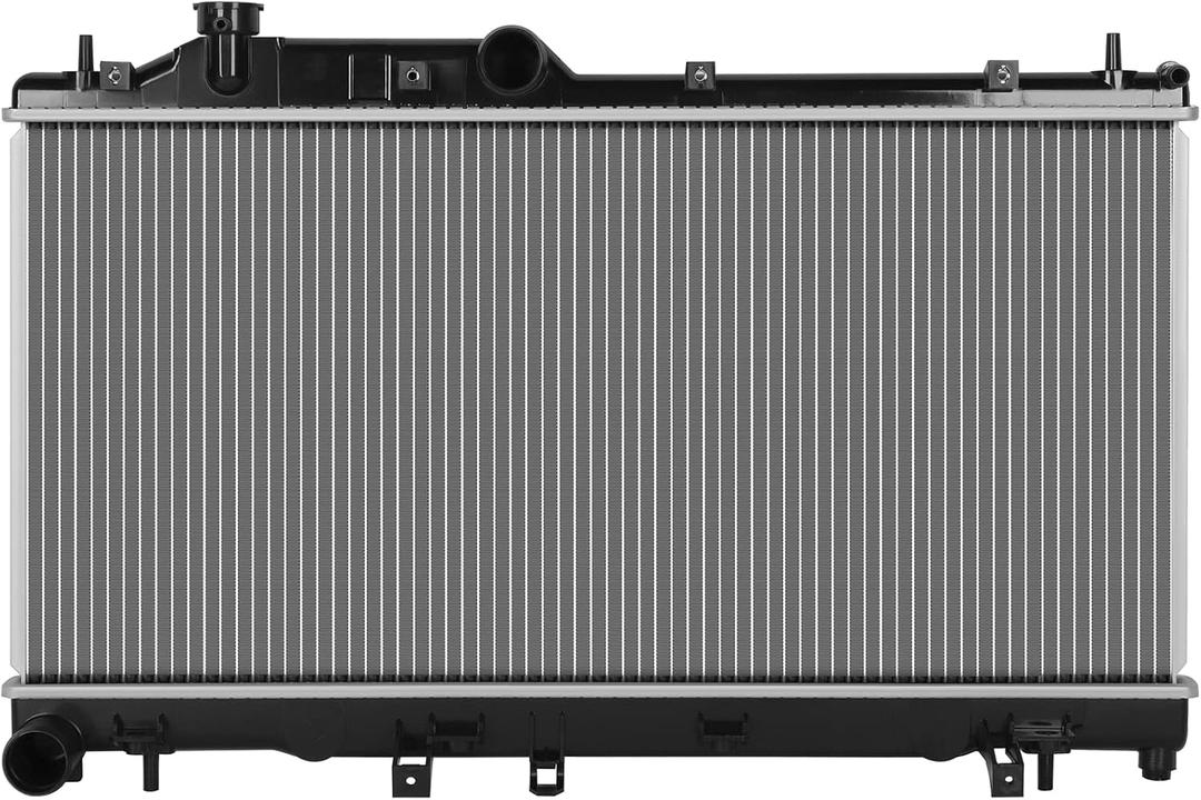 SCITOO Automotive Replacement Engine Radiators Assembly for Subaru for Impreza 2008 2009 2010 2011 2012 2013 2014 H4 2.5L Turbocharged, Replace 13091