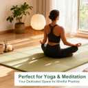 DOLEMODUO 1.2" Thick Japanese Tatami Mat,39" x 78.7" Natural Igusa Grass Floor Mat for Yoga & Meditation, Breathable & Traditional Japanese Floor Tatami Mat for Sleeping(Twin XL)