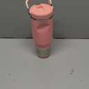 STANLEY IceFlow 2.0 Flip Straw Tumbler with Handle 30 oz | Twist On Lid and Flip Up Straw | Leakproof Water Bottle | Insulated Stainless Steel | BPA-Free | Pink Mesa