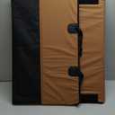 FURTIME Large Dog Car Seat, Upgraded PU Leather Back Seat Extender with Hard Bottom, Waterproof Pet Car Seat Cover for Medium Sized Dog, Pet Hammock for Cars, SUVs, Trucks, Brown