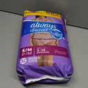 Always Discreet Adult Diapers for Women, Incontinence Underwear, Drier Than Depends, Postpartum Essentials, Disposable Briefs, Max Absorbency, Bladder Leak Protection, Small/Medium, 32ct