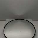 Round Wall Mirror, 20 inch Black Circle Mirror, Black Metal Frame Round Mirrors, Circle Wall Mounted Mirrors for Bathroom, Living Room, Bedroom, Entryway, Vanity