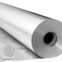 VEVOR Double Reflective Insulation Roll, Perforated Woven Fabric Radiant Barrier, 0.15mm 48 in x 125 ft, Double-Sided Aluminum Foil Heat Reflective Shield, Thermal Insulation Roll for Window RV Roof (Silver)