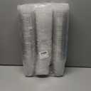 Foxtell 100 Pcs 16 Oz Clear Plastic Cups with Strawless Sip Lids Disposable Round Bottom Togo Cups for Iced Coffee Smoothie Beverage Cold Drinks Disposable Iced Coffee Cups for Party Catering BBQ