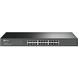 TP-Link TL-SG1024 | 24 Port Gigabit Ethernet Switch | Plug and Play | Sturdy Metal w/Shielded Ports | Rackmount | Fanless | 3 Year Manufacturer  Unmanaged, Black
