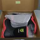 TIDEWE Rubber Boots for Women with Steel Shank, 6mm Neoprene Waterproof Insulated Mid Calf Rain Boots, Sturdy Hunting Work Boots for Farming Gardening Fishing (Black), 6