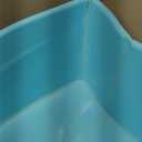 G Ganen Plastic Foldable Bathtub for Shower Portable Ice Bath Tub Blue 30Inch