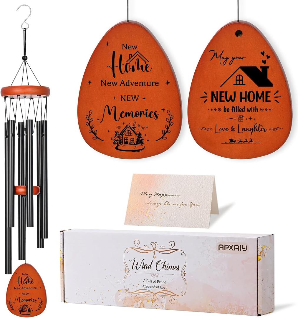 Housewarming Gifts New Home, House Warming Gifts Wind Chime, Housewarming 2026 Christmas New Home Gift Ideas for New Apartment, First Home, House for Women, Men, Family, Friend - 26 Inch