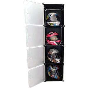 Motorcycle Helmet Storage Rack,Helmet Organize Display Cabinet for Football Helmet, Bike Helmet, Baseball Helmet