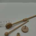 Baby Crib Mobile Arm Wooden Holder - Baby Mobile Hanger for Crib (31 inch, 100% Natural Beech Wood) Strong Anti Slip Attachment - Nursery Décor - Crib Accessories