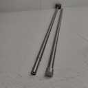 Umbra Cappa Curtain Rod, Includes 2 Matching Finials, Brackets & Hardware, 66 to 120-Inches, Nickel