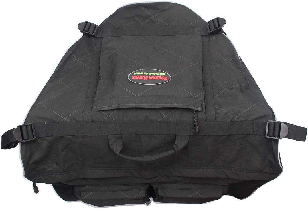 Seamax Sunlitec Front Accessory Storage Bow Bag for Inflatable Boat, with Reflective Line