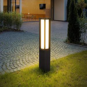 Landscape Path Light, Aluminum 8W 800LM Luxury LED Lighting, 32 Inches Modern Outdoor Bollard Lighting for Lawn, Patio, Courtyard and Driveway Decoration, 32" AC100-240V