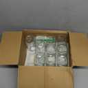 AuroTrends 8 oz Glass Bottles with Lids 12Pack, 250ml Glass Bottles for Juicing, Water, Kombucha - Portable Glass Juicing Bottles Reusable Glass 8oz (8fl.oz, Set of 12)