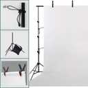 Photo Backdrop Stand Kit, 9x10ft Adjustable Background Stand Support Kit with Carry Bag & Sandbag for Photography, Parties, Wedding, Events Decoration