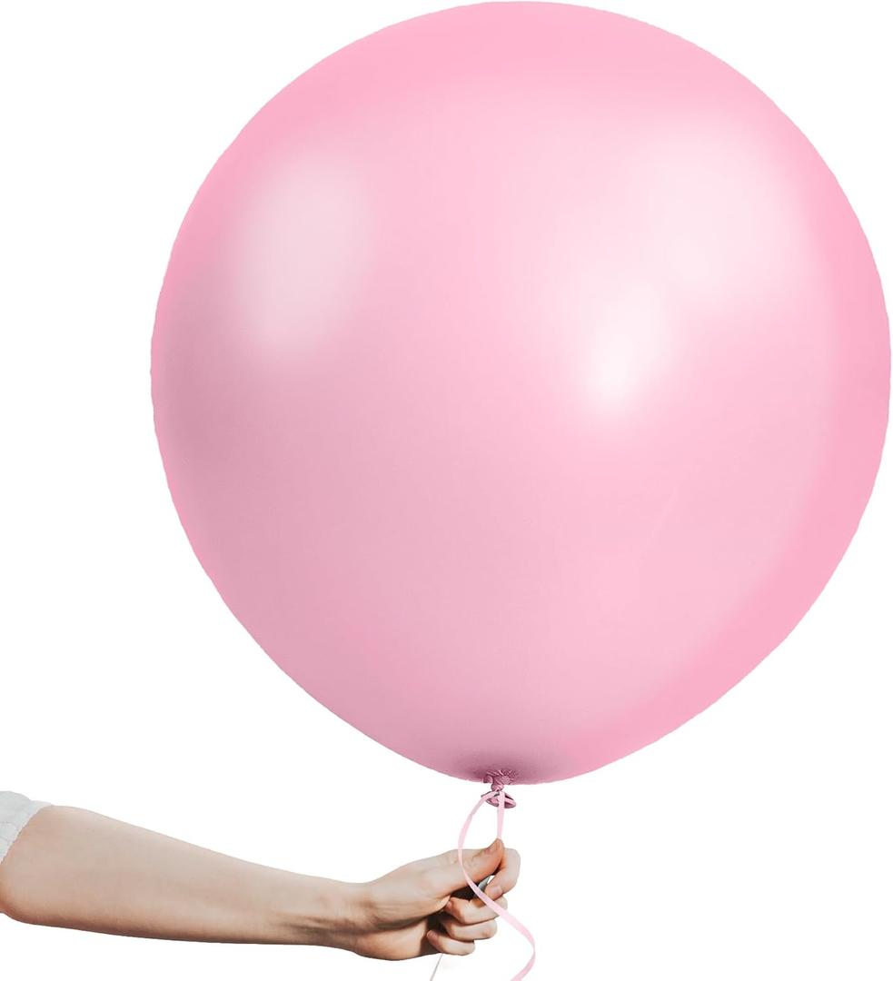 KatchOn, Large Pink Balloons - 18 Inch, Pack of 15 | Pastel Pink Balloons for Princess Birthday Decorations, Birthday Decorations For Women | Baby Shower | Graduation Decoration Balloon
