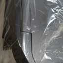 Garvee 21 gal / 80 L Metal Trash Can with Lid, Large Garbage Can for Kitchen, Rustproof Step-on Kitchen Metal Trash Bin with Liner Rim, Rear Handle, Soft Close Plastic Lid, Matte White