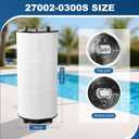 27002-0300S Pool Filter Cartridges Compatible with pentair sta-rite 27002-0300S Pool Filter System 2 Modular Media Pool and PLM300 D.E. Filter,300 sq.ft D.E. Filter with 24800-0121 Air Bleed Assembly