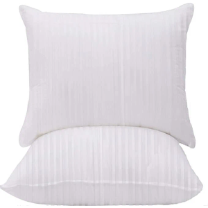 Hotel Quality Bed Pillows for Sleeping 2 Pack Standard Size Set of 2 100% Cotton
