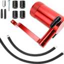 Billet Catch Can for HEMI Technology Z-Bracket Scat Pack for Dodge Challenger Charger for Chrysler 300 for Jeep Grand Cherokee 6.4 11 12 13 14 15 16 17 18 19 20 21 (Red)