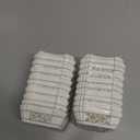 Maxcheck 300 Pcs Square Cupcake Liners 2.36 Inches Square Baking Cups Paper Brownie Cupcake Patterned Wrappers for Wedding Baby Shower Birthday Party Cake(European)