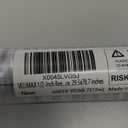 VELIMAX 1/2-Inch Reeded Glass Window Film, Frosted Reeds Window Film, Window Privacy Film, 3D Window Decals Non Adhesive for Bathroom Living Room Office, 35.4x157.4 inches