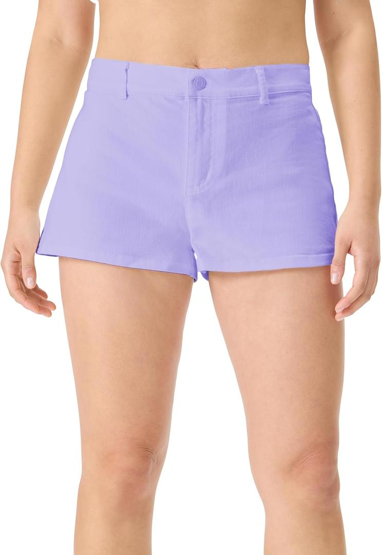 florence by mills Women's Bright Side Cotton Twill Mini Short (S)