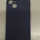 Miracase Designed for iPhone 14 Case with Screen Protector,[Upgraded Enhanced Camera Protection],Shockproof Liquid Silicone Case with Microfiber Lining, 6.1 inch,Dark Blue