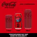 Coke Zero Sugar Cola Soda, 12 oz, 24 Pack, Expiry: 05/18/26
