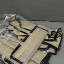 Peohud 12 Pack Clear Handbag Storage Organizer, Dust Bags for Handbags, Transparent Purse Organizer for Closet, Hanging Handbags Dust Cover Bags with Zipper, Handles and Hooks