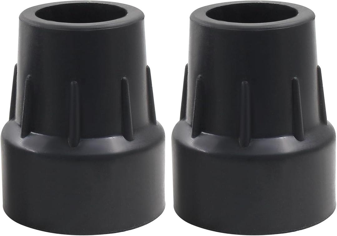 Bonsicoky Thickened Rubber Cane Tips 1 Inch