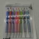 Signo Gel 207 Roller Ball Retractable Gel Pen, Purple Ink, Medium, Assorted Ink with Translucent Assorted Barrel/Medium Point/Set of 8