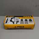 Battery-Powered Fuel Transfer Pump - 3.2 GPM No Spill Portable Gas Can siphon Pump with 3 Adapters, Extra Long Hose, Fuel Pump for Oil, Diesel, Gasoline (Batteries Not Included) (New Version)