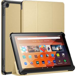 Champagne Gold 2023 Tablet 10 Case and Cover for Kids (Compatible 2023 Model), Not for iPad/Samsung/Onn Tab, Ubearkk Anti Slip Shockproof Cover Champagne Gold 2023 Tablet 10 Case and Cover for Kids (Compatible 2023 Model), Not for iPad/Samsung/Onn Tab, Ubearkk Anti Slip Shockproof Cover