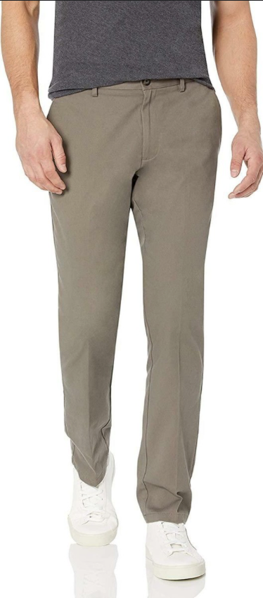 Amazon Essentials Mens Slim-Fit Wrinkle-Resistant Flat-Front Chino Pant 36W 28L