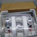 MAYELLO Chrome Tail Lights w/Bulbs Compatible with 2007-2013 Chevrolet Silverado 1500, 2007-2014 Chevy Silverado 2500 3500 Single Rear Wheel, Plug & Play Rear Lamps