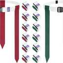 Flag Football Belts, 14 Player White Flag Football Set with 42 Flags for Adult Youth Kids Training