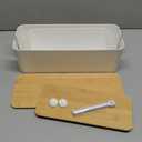 2 Pack Large Cable Management Box  Wooden Style Cord Organizer and Cover for TV Wires, Computer, Router, USB Hub and Under Desk Power Strip  Safe ABS Material and Baby-Pets Proof Lock (White)