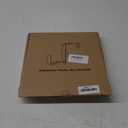 Y&M 2 Pack Deck Railing Adjustable Planter Box Brackets (6 to 12.5 in), Universal Window Box Brackets, Heavy Duty Iron Flower Box Wall Mounting Hooks for Balcony, Fences, Patio, and Garden - White