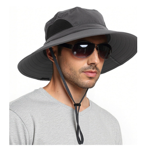 EINSKEY Wide Brim Sun Hat, UPF 50+ UV Protection Waterproof Packable Bucket Hat for Men & Women, Fishing Hiking Beach Garden