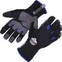 Ergodyne ProFlex 817WP Waterproof Work Gloves, Thermal Insulated, Touchscreen, Reinforced Palms, Black, Small