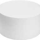 Hedume Round Foam Cake Dummy, 12 Diameter x 6 High Polystyrene Dummy Cake Decorating Display for Wedding Birthday Cakes, Crafting Modeling, Art Project Displays