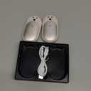 AI Hand Warmers Rechargeable 2 Pack, 6000mAh Electric Pocket Heater with 20H Heating, 3 Levels, Snap-On 2-in-1 Design, Winter Gift for Men & Women, Hiking, Hunting, Outdoor (White)