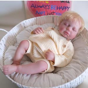 RXDOLL Reborn Baby Dolls Silicone Full Body 20 Inch Anatomically Correct Baby Doll Soft Vinyl Girl Realistic Newborn Baby Dolls Waterproof Poseable Infant Doll Gifts