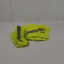 PeerBasics Safety Vests 10 Pack - Yellow Reflective High Visibility, Hi Vis Silver Strip, Men Women, Work, Cycling, Runner, Surveyor, Volunteer, Crossing Guard, Road, Construction, Neon (Mesh, 10)