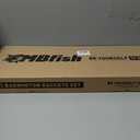 Badminton Racket Set with 1 Carbon Fiber Racquet, 3 Shuttlecocks, 2 Replacement Grip Tapes and 1 Badminton Bag - Perfect for Outdoor Games and Gym 5U, Color: Sound Velocity